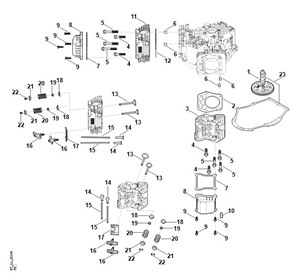 EVC 8000.0 (EVC8000-0001) -I - wałek rozrządu, zawory