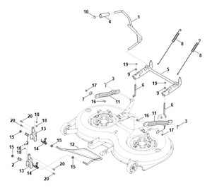 RT 6127.1 ZL - K - mechanizm podnoszenia zespołu tnącego