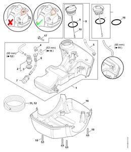 FS 260 - H - Zbiornik paliwa