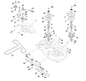RT 4097.1 SX -L - napęd zespołu tnącego