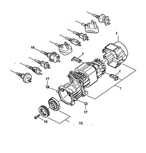 RE 90 4951 - Silnik elektryczny, Przewód przyłącza zasilania