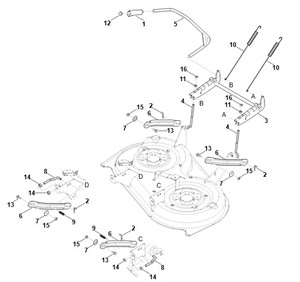 RT 4112.1 SZ -J - mechanizm podnoszenia zespołu tnącego