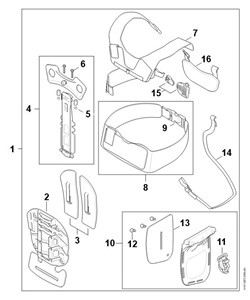 FS 460 C-EM - ADVANCE X-TREEm – Pas do stosowania w leśnictwie