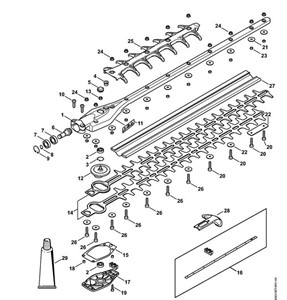 HL 94 C-E - Przekładnia 0° 600 mm