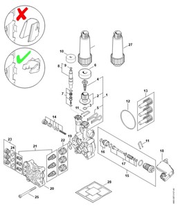 RE 120 -Pompa, blok zaworowy1
