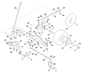 RT 4112.1 SZ -E - Układ kierowniczy, koło przednie