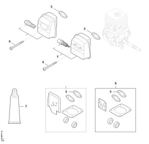 FS 38 2-MIX - E - Tłumik wydechu spalin