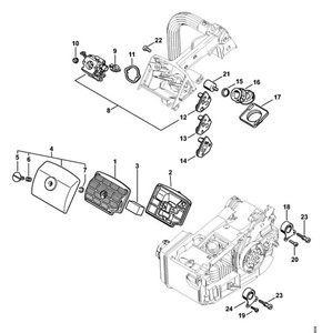 MS 200 T - Filtr powietrza MS 200 T 2