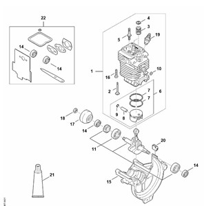 FS 310 - Cylinder, misa korbowa