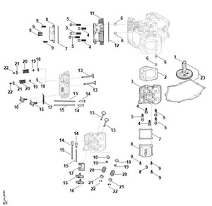 EVC 7000.0 (EVC7000-0001) -I - wałek rozrządu, zawory