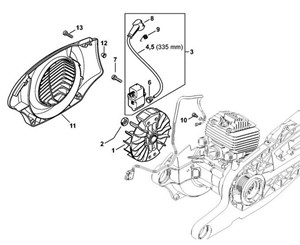 TS 800 - Układ zapłonowy