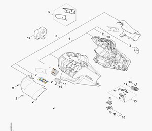 BGA 250.0 - Korpus rękojeści, Moduł elektroniczny 