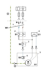 RE 110 PLUS -schemat instalacji elektrycznej