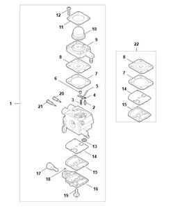 FS 38 2-MIX - T - Gaźnik 4140-29 2-MIX