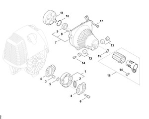 FS 130 - F - Sprzęgło, obudowa wentylatora