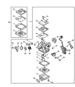 MS 462 C-M - AF - Gaźnik 1142/01