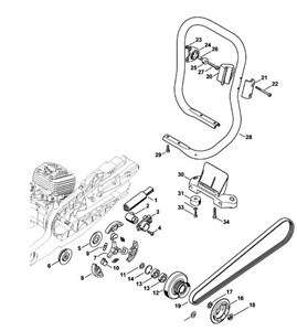 TS 800 - Napinacz, sprzęgło
