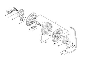 RE 120 PLUS -Bęben nawojowy węża