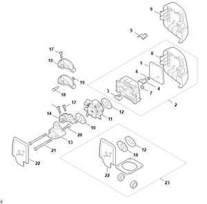 FS 38 - J - Filtr powietrza, kołnierz pośredni