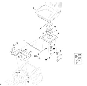 RT 4112.1 SZ -F - siedzenie