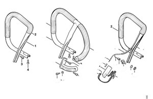 MS 440 -Uchwyt rurowy, folia grzewcza