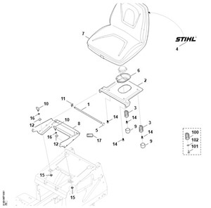 RT 4097.1 SX -F - siedzenie
