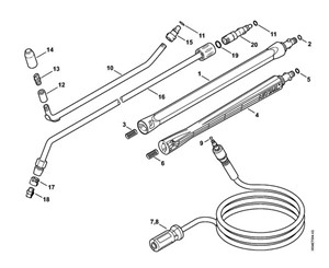 RE 120 -Lanca natryskowa, Âűńîęîíŕďîƌíűé řëŕíă ⇥ 06-2019