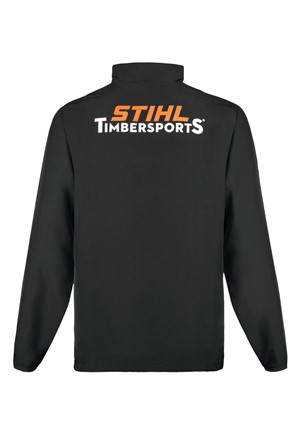 Kurtka ZIP TOP EDITION 25 TIMBERSPORTS® czarno-pomarańczowa z rocznicową plakietką