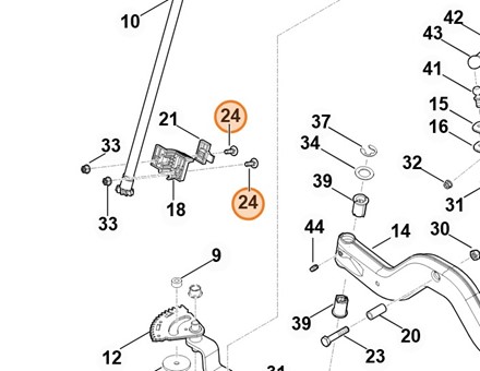 Śruba z łbem okrągłym M8x25 9027 319 1830