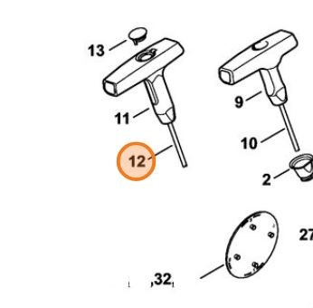 Linka urządzenia rozruchowego, Ø 3x750 mm 00001958205
