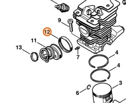 Pierścień napinający 1133 148 7000