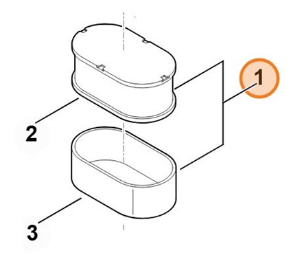  Filtr powietrza 0004 140 4405