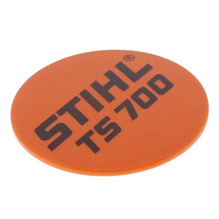 Oryginalna tabliczka znamionowa naklejka modelowa Stihl OEM 4224 967 1500 do przecinarki TS 700