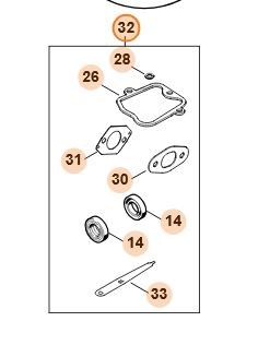 Zestaw uszczelek 4282 007 1600