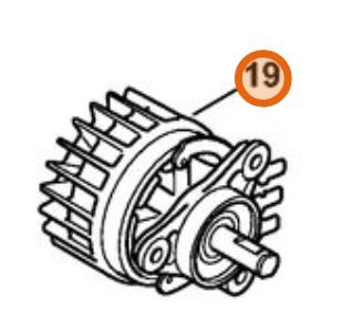 Silnik elektryczny STIHL 1254 600 0240 do pilarki akumulatorowej MSA 140 C-B – oryginalna część zamienna