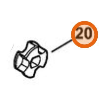 Koło napędu łańcucha 1/4" Picco 6Z STIHL 4857 642 1202 do pilarki MSA 140 C-B i nożyc HTA 66, 85, 86 – oryginalna część zamienna