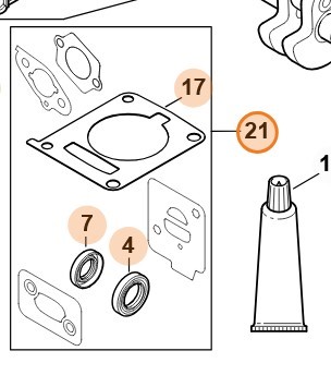 Zestaw uszczelek 4147 007 1601