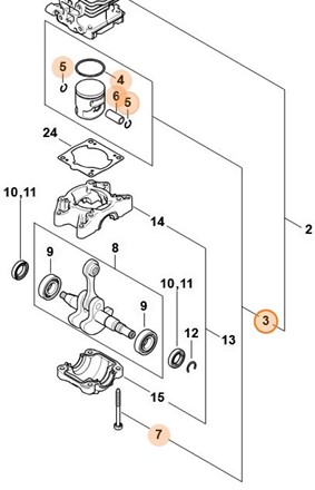 Tłok Ø 37 mm 1148 030 2011