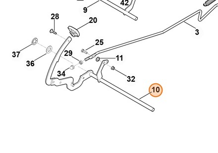 Pedał 6140 760 5710