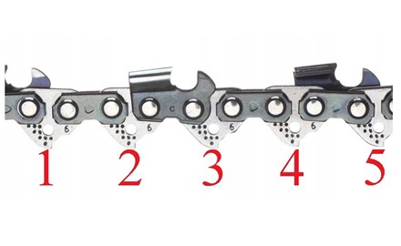 Łańcuch tnący Parkside PGHSA 20 Li A1 B1 32 ogniwa półdłuto.
