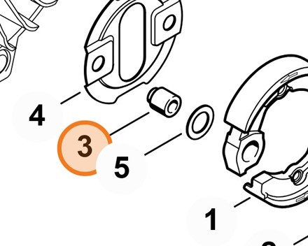 Pierścień STIHL 0000 961 0601 oryginalna część do kos i nożyc STIHL