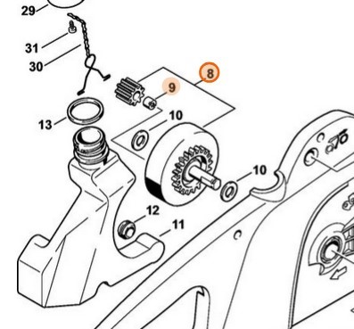 Koło zębate 1208 640 7550