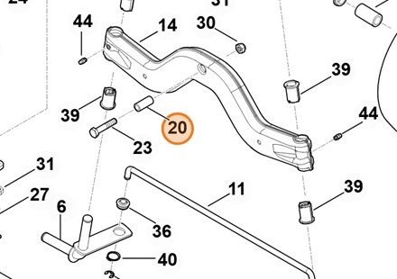 Tulejka łożyska 6170 763 3010