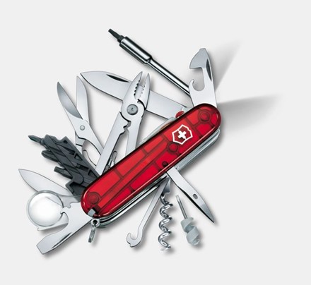 Scyzoryk Cyber Tool Lite Victorinox Czerwony