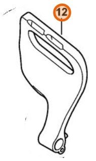 Osłona dłoni STIHL 1254 790 9100 do pilarek MSA 120 C-B i MSA 140 C-B – oryginalna część zamienna