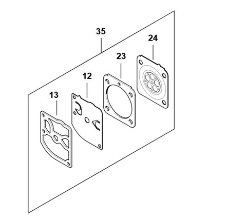 Zestaw podzespołów gaźnika 4228 007 1051