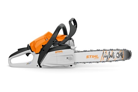 Zestaw STIHL: pilarka spalinowa MS 182, butelka do mieszanki paliwowej 1 l, olej HP Super 1 l i olej do pił łańcuchowych ForestPlus 1 l
