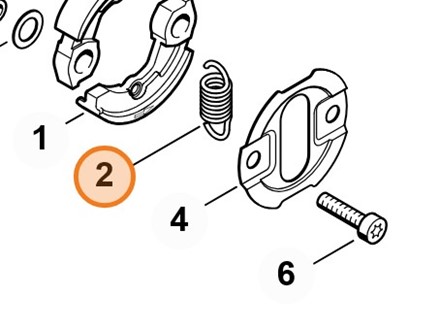 Sprężyna naciągowa STIHL 0000 997 5902 oryginalna część do HL FS KM