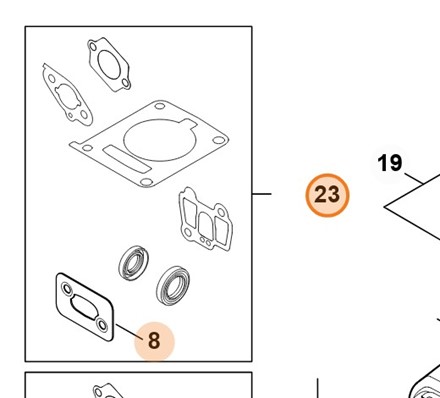 Zestaw uszczelek 4147 007 1602