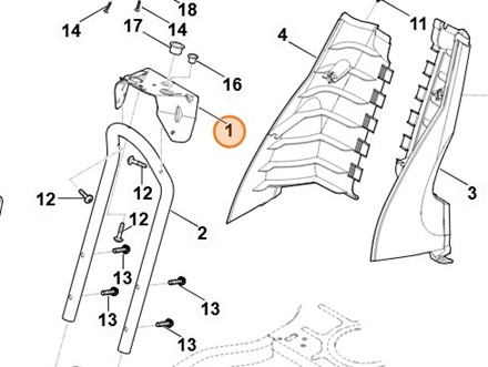 Wspornik 6140 703 6210